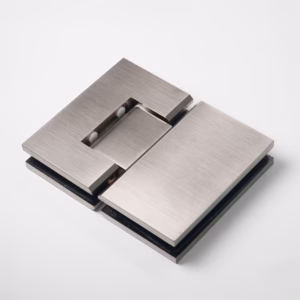 MBS180 Square Glass to Wall Bracket 180 Degree Hinge